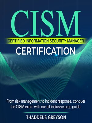 cover image of CISM Certification